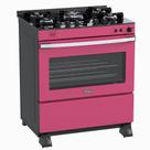 Fogao a Gas 5 Bocas Venax Gaudi Vetro Vitreo Pink