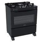Fogao a Gas 5 Bocas Venax Gaudi Vitreo Preto