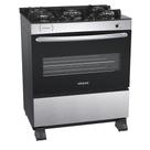 Fogao a Gas 5 Bocas Venax Picasso Vitreo Inox