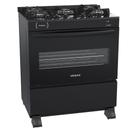Fogao a Gas 5 Bocas Venax Picasso Vitreo Preto
