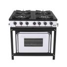 Fogão a Gás Bravo Multicores 4 Bocas Com Forno BR4BF - Venâncio Branco
