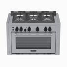 Fogao a Gas de Embutir 5 Bocas Venax Temis Inox