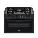 Fogão a Gás de Embutir Venax Picasso Line 5 Bocas, Mesa de Vidro, Acendimento Automático, Forno Easy Clean 88,3L Porta Vidro Duplo Bivolt