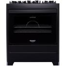 Fogão a Gás de Piso 5 Bocas Dako Supreme Glass Mesa de Vidro Preto