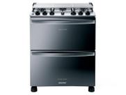 Fogão a Gás de Piso 5 Bocas Duplo Forno BFD5NCR Brastemp
