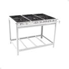 Fogão a Gás Inox 6 Bocas EI6D3G Venâncio