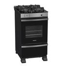 Fogão a Gás Maxi Vítreo 4Q Inox Venax