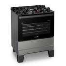 Fogão a Gás Mesa de Vidro Forno 84L Esmaltec IDEAL Master Glass Inox 5 bocas Bivolt Fogão a Gás Mesa de Vidro Forno 84L Esmaltec IDEAL Master Glass Inox 5 bocas Bivolt