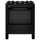 Fogão a Gás Mesa de Vidro Limpa Fácil e Acendimento Automático Esmaltec Pérola Glass 5 Bocas Preto