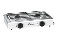 Fogao a Gas Portatil 2 Bocas Venax Flamalar Branco
