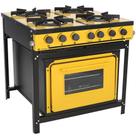 Fogão A Gás Venâncio Bravo 4 Bocas Com Forno Amarelo Br4bfam Fogão A Gás Venâncio Bravo 4 Bocas Com Forno Amarelo Br4bfam