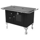 Fogão a Lenha Elegance Master Preto Chapa de Ferro N01 Dir