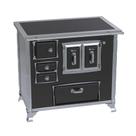 Fogão a Lenha N 02 Século XVIII Premium Preto Gabinete Chapa Vitrocerâmica Sem Tampa - Venax Fogão a Lenha N 02 Século XVIII Premium Preto Gabinete Chapa Vitrocerâmica Sem Tampa - Venax