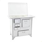 Fogão a Lenha Tradicional Venâncio N1 Branco Com Tampa Gabinete Direito Fogão a Lenha Tradicional Venâncio N1 Branco Com Tampa Gabinete Direito