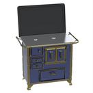 Fogao a Lenha Venax n 1 Renaissance Chapa de Aluminio Azul