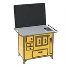 Fogao a Lenha Venax n 2 Renaissance Chapa de Aluminio Amarelo Cald