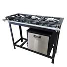 Fogão Alta Pressão 3 Bocas Alcazon com Forno 60 Litros Tampa Inox ACZ-008+ACZF-002 Fogão Alta Pressão 3 Bocas Alcazon com Forno 60 Litros Tampa Inox ACZ-008+ACZF-002