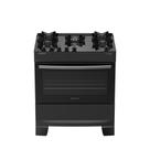 Fogão Atlas 5 Bocas Atenas Glass com Mesa de Vidro Bivolt