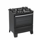 Fogão Atlas Agile Glass New 5 bocas, mesa de cooktop, acendimento automático Preto