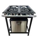 Fogão Baixa Pressão 4 Bocas Alcazon com Forno 75 Litros Tampa Inox ACZ-004+ACZF-003 Fogão Baixa Pressão 4 Bocas Alcazon com Forno 75 Litros Tampa Inox ACZ-004+ACZF-003