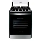 Fogão Brastemp 4 Bocas de embutir Inox com dupla chama e grades individuais - BYO4EBR Fogão Brastemp 4 Bocas de embutir Inox com dupla chama e grades individuais - BYO4EBR