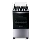 Fogão Brastemp 4 Bocas Inox com Duas Prateleiras com Alturas Ajustáveis - BFO4NBR Fogão Brastemp 4 Bocas Inox com Duas Prateleiras com Alturas Ajustáveis - BFO4NBR