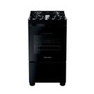 Fogão Brastemp 4 Bocas Preto com mesa de vidro e dupla chama - BFO4XAE Fogão Brastemp 4 Bocas Preto com mesa de vidro e dupla chama - BFO4XAE