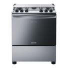 Fogão Brastemp 5 Bocas Cor Inox Com Botões Removíveis E Exclusivo Aro Protetor - BFS5NCR Fogão Brastemp 5 Bocas Cor Inox Com Botões Removíveis E Exclusivo Aro Protetor - BFS5NCR