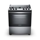 Fogão Brastemp 5 Bocas Cor Inox Com Turbo Chama - BFS5GDR Fogão Brastemp 5 Bocas Cor Inox Com Turbo Chama - BFS5GDR