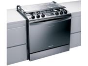 Fogão Brastemp 5 Bocas De Embutir Cor Inox Com Turbo Chama E Touch Timer - BYS5PCR