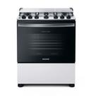 Fogão Brastemp 6 Bocas Branco Com Botões Removíveis E Exclusivo Aro Protetor - BFS6NCB Fogão Brastemp 6 Bocas Branco Com Botões Removíveis E Exclusivo Aro Protetor - BFS6NCB