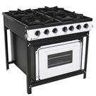 Fogão Bravo 4 Queimadores Com Forno A Gás BR4BF Branco Venâncio