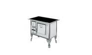 Fogão Colonial N1 Vitrocerâmica Branco Moldura Direito Antonow