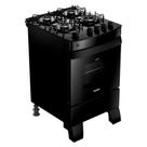 Fogão Consul 4 Bocas Automático Mesa de Vidro Forno 58L CFO4VCEUNA Fogão Consul 4 Bocas Automático Mesa de Vidro Forno 58L CFO4VCEUNA