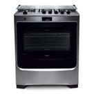 Fogão Consul 5 bocas cor Inox com Dupla chama e timer digital - CFS5QAR Fogão Consul 5 bocas cor Inox com Dupla chama e timer digital - CFS5QAR