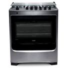 Fogão Consul 6 bocas cor Inox com botões removíveis e vidro interno vedado - CFS6NAR Fogão Consul 6 bocas cor Inox com botões removíveis e vidro interno vedado - CFS6NAR