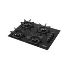 Fogão Cooktop 4 Bocas Clarice Mesa de Vidro Temperado