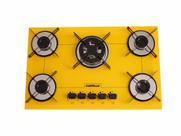 Fogão Cooktop 5 Bocas Chamalux Tripla Chama Premium Bivolt