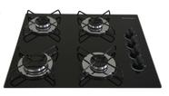 Fogão Cooktop À Gás 4 Bocas ChamaLar PRETO Ultra Chama Vidro Bivolt Fogão Cooktop À Gás 4 Bocas ChamaLar PRETO Ultra Chama Vidro Bivolt