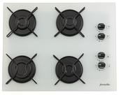 Fogão cooktop a gás 4 bocas Fornello Branco - acendimento automático Fogão cooktop a gás 4 bocas Fornello Branco - acendimento automático