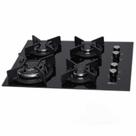 Fogão Cooktop a Gás 4 Bocas Tripla Chama Infinity Bivolt Preto Fischer