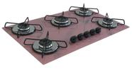 Fogão Cooktop À Gás 5 Bocas ChamaLar Ultra Chama Vidro Bivolt Fogão Cooktop À Gás 5 Bocas ChamaLar Ultra Chama Vidro Bivolt