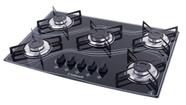 Fogão Cooktop a Gás 5 Bocas Lines Safanelli Fcl50 Preto Bivolt