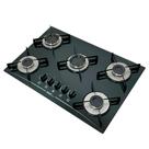Fogão cooktop a gás D&D 5 bocas Preto Acendimento automático