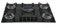Fogão Cooktop Chamalar Premium 5 Bocas Tripla Chama Mesclado Bivolt GLP Fogão Cooktop Chamalar Premium 5 Bocas Tripla Chama Mesclado Bivolt GLP