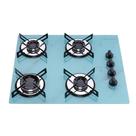 Fogão Cooktop Chapa 4bocas Ultra Chama 127/220v Marm. Verde