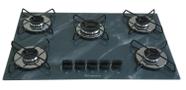 Fogão Cooktop Classic 5 Bocas Ultra Chama Marmorizado Cinza