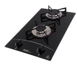 Fogão cooktop D&D a gás 2 bocas preto