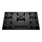 Fogão Cooktop de Embutir para Cozinha 05 Bocas a Gás Atlas Utop Preto Bivolt 110 e 220v Fogão Cooktop de Embutir para Cozinha 05 Bocas a Gás Atlas Utop Preto Bivolt 110 e 220v