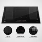 Fogão Cooktop de indução 5 Zonas Flexiveis Dako Select